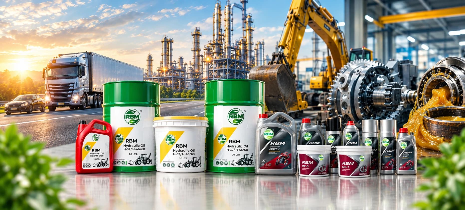 RBM Lubricants Product Portfolio